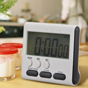Timer digital multifunctional pentru bucatarie cu suport magnetic - Img 3