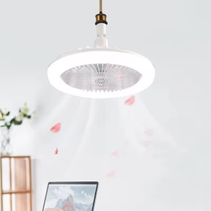 Ventilator de tavan cu 3 functii tip aplica LED 30W si fasung E27 - Img 3