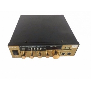 Amplificator audio receiver cu Bluetooth BT-158,telecomanda inclusa - Img 5