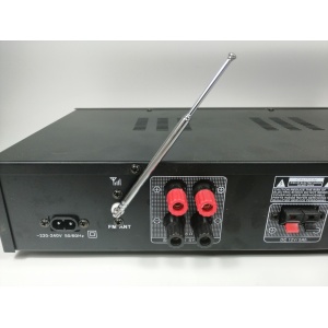Amplificator digital tip statie AV-306, 2x50 W cu Bluetooth si telecomanda - Img 4