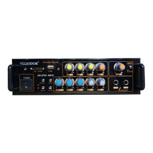 Amplificator profesional tip statie 2 x 60 W cu Bluetooth si Radio FM