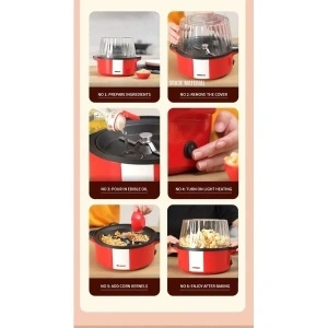 Aparat profesional de facut popcorn DSP KA2023, putere 700 W - Img 6