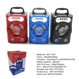 Boxa portabila cu Bluetooth iluminata LED cu Radio FM, si cititor USB / TF card - Img 2