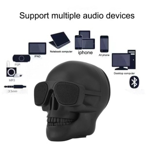Boxa portabila cu Bluetooth si radio FM ,tip cap de craniu - Img 6