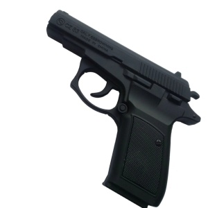 Bricheta antivant in forma de pistol metalic,cu suport si teaca inclusa - Img 2