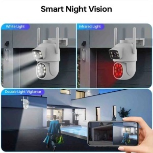 Camera de supraveghere JORTAN JT-9695 cu doua lentile 4MP Wireless - Img 5