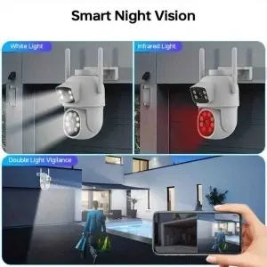 Camera de supraveghere JORTAN JT-9697 cu doua lentile 4MP Wireless - Img 5