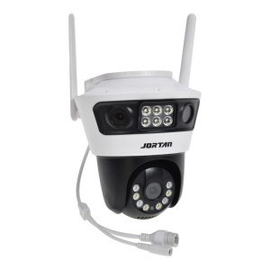 Camera de supraveghere tripla JORTAN6 cu Wi-Fi si pe cablu retea RJ45