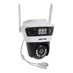 Camera de supraveghere tripla JORTAN6 cu Wi-Fi si pe cablu retea RJ45