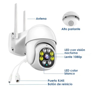 Camera supraveghere video Jortan JT-8270QJ cu Wi-Fi wireless si pe fir de retea - Img 3
