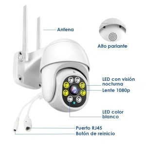 Camera supraveghere video Jortan JT-8270QJ cu Wi-Fi wireless si pe fir de retea - Img 3