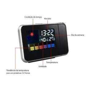 Ceas cu proiectie pe tavan ora si temperatura - Img 2