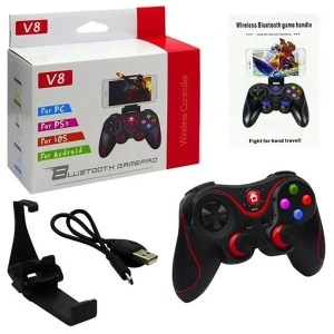 Controller Joystick V8 cu Bluetooth pentru telefoane iOS, Android, PC, PS3 si TV - Img 5