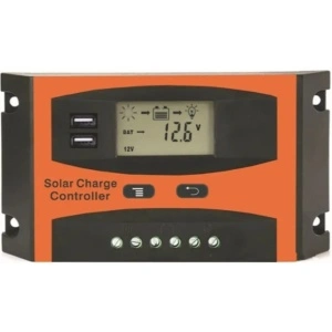 Controller panou solar de incarcare 30A, PWM 12 V / 24 V pentru panou fotovoltaic - Img 3