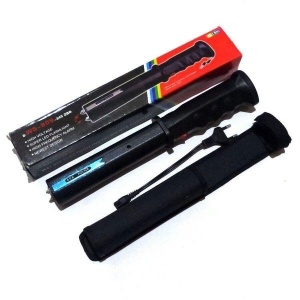 Electrosoc autoaparare tip baston Police WS-809 cu lanterna LED si sirena - Img 3