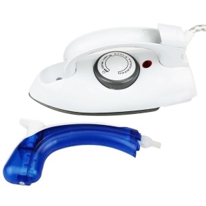 Fier de calcat portabil cu aburi pentru voiaj HT-258B, talpa non-stick, 700 W - Img 3