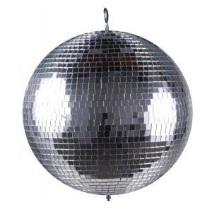 Glob disco pentru petreceri Mirror Ball, cu oglinzi diametru 25 cm, Argintiu - Img 2