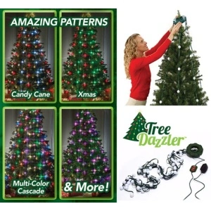 Instalatie de brad cu telecomanda si 64 de lumini cu LED Tree Dazzler - Img 3