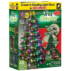 Instalatie de craciun pentru brad 48 LED jocuri lumini Tree Dazzler - Img 5