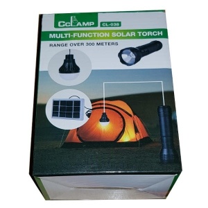 Kit Solar cu Lanterna LED 3W si Bec Led SMD CL-038 - Img 4