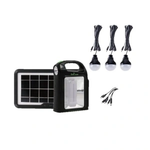 Kit solar portabil CCLAMP CL-02,cu functie Power Bank si 3 becuri incluse - Img 2