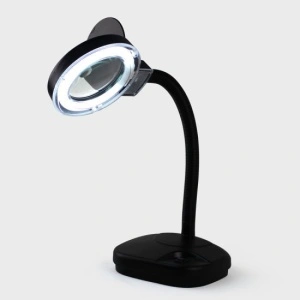 Lampa de birou cu lupa si neon circular,brat flexibil - Img 3