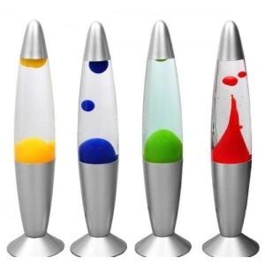 Lampa decorativa cu ceara colorata miscatoare Lava Lamp