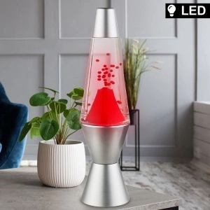 Lampa decorativa de birou cu efect de vulcan,Lava Lamp - Img 5