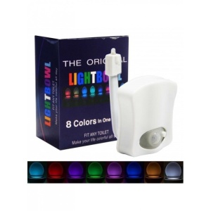Lampa LED pentru vasul de toaleta cu senzor de miscare si 8 lumini - Img 3