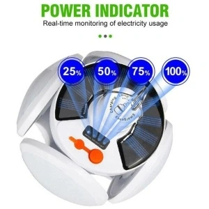 Lampa solara cu acumulator,4 brate rabatabile si 5 trepte de iluminat - Img 5