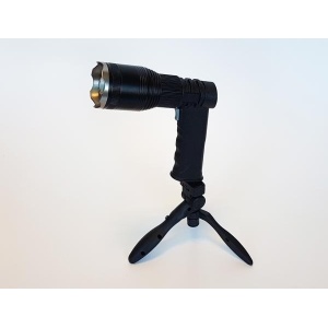 Lanterna LED Pistol XML-T6 30W cu zoom, acumulator si trepied inclus - Img 6