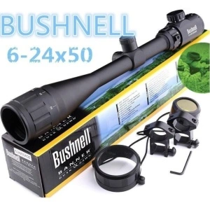 Luneta profesionala cu reticul iluminat pentru vanatoare Bushnell 6-24x50 AOEG - Img 4