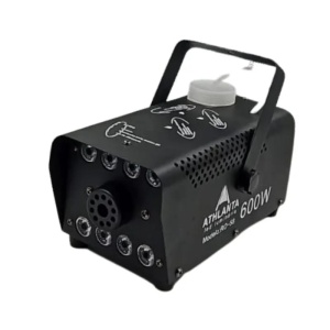 Masina de fum cu 8 lumini LED-uri RGB, putere 600W si telecomanda