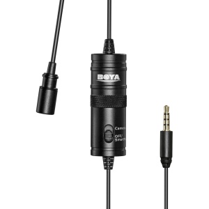 Microfon lavaliera omnidirectional pentru camere foto si Smartphone Boya BY-M1 - Img 5