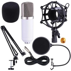Microfon profesional de Studio Condenser BM-700 cu stand inclus pentru inregistrare - Img 1