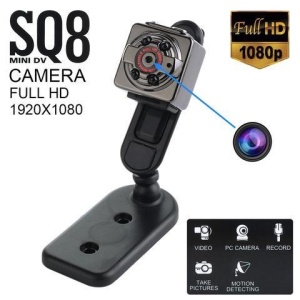 Mini camera Full HD SQ8 cu senzor de miscare si stabilizator imagine - Img 1