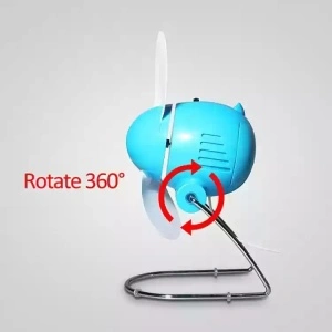 Mini ventilator alimentare prin USB pentru birou sau acasa - Img 4