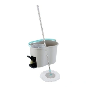 Mop rotativ 2in1 prin stoarcere cu pedala si pe maner Grunberg GR418