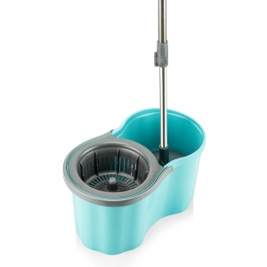 Mop rotativ cu galeata si stoarcere centrifuga fara pedala Grunberg TGR3301 - Img 3