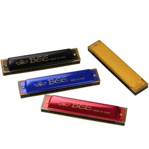 Muzicuta harmonica metalica cu 24 de tonuri, Bee - Img 5