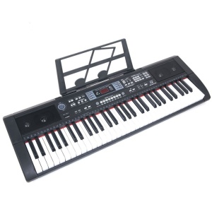 Orga electronica incepatori MQ-607 Bluetooth + Microfon, Pian 61 clape, USB, 200 Timbre/Ritmuri - Img 1