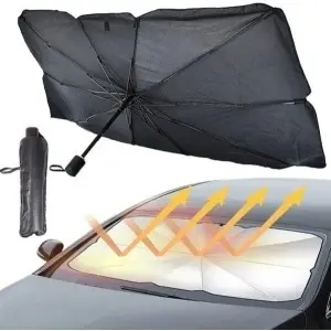 Parasolar auto pentru parbriz tip Umbrela cu husa - Img 5