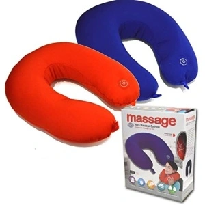 Perna cu vibratii ergonomica pentru gat si umeri Neck Massage Cushion - Img 5