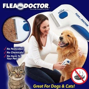 Pieptene electric impotriva puricilor la caini si pisici Ultrasonic Flea Doctor - Img 5