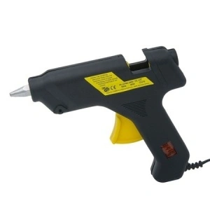 Pistol termic cu silicon de lipit la cald 60 Watti si bonus 5 rezerve batoane din silicon