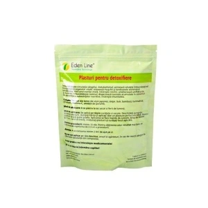 Plasturi pentru detoxifiere 10 bucati,Eden Line NutriFlux - Img 3