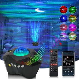 Proiector cu joc de lumini Aurora Boreala,lampa de veghe pentru copii - Img 2