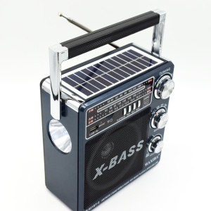 Radio portabil cu incarcare solara XB921BT-S si Bluetooth X-Bass - Img 5