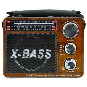 Radio portabil Waxiba XB-206URT, 3 benzi FM/AM/SW, cu lanterna LED si acumulator - Img 3
