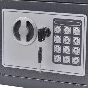 Seif din otel cu inchidere electronica si 2 chei incluse - Img 3
